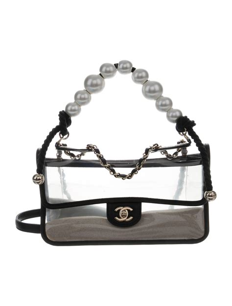 chanel sand by the sea flap bag pearl clear price|sand by the sea bag.